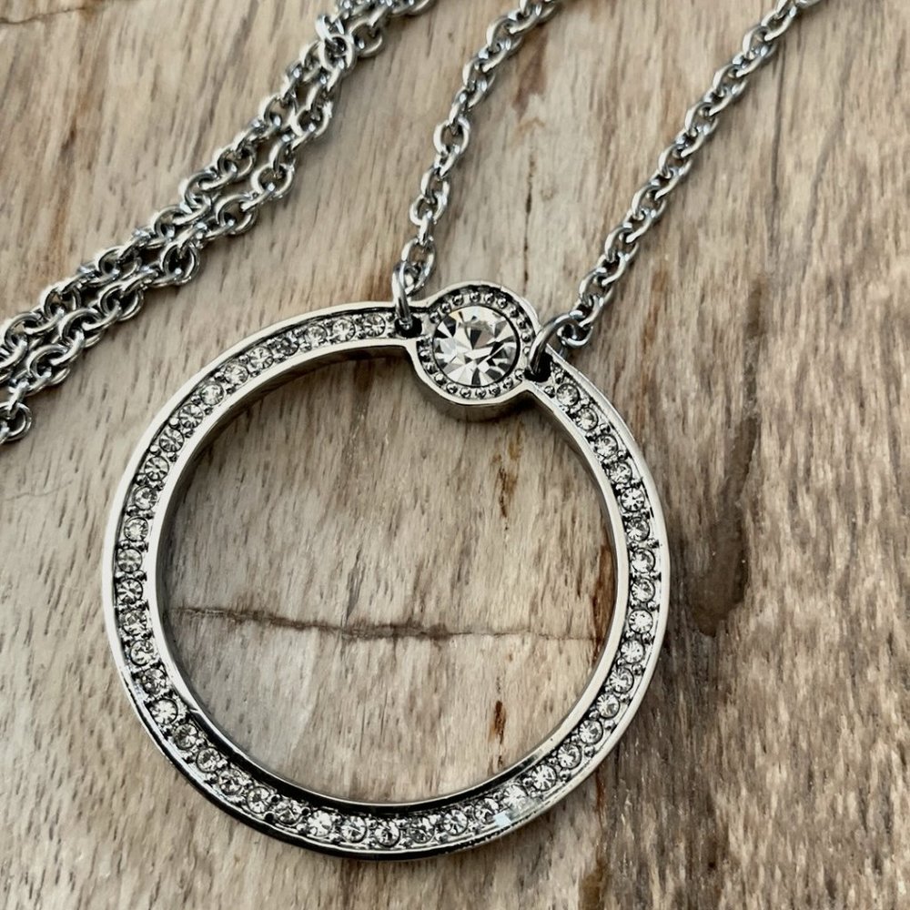 Dyrberg/Kern Shorea Swarovski crystal necklace